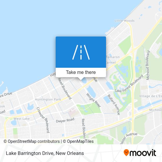 Lake Barrington Drive map