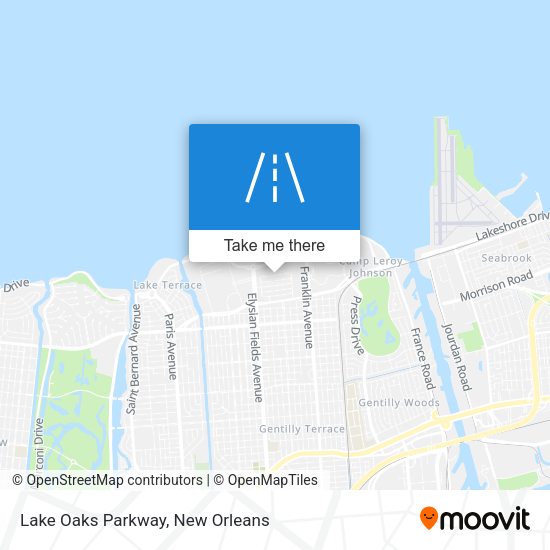 Mapa de Lake Oaks Parkway