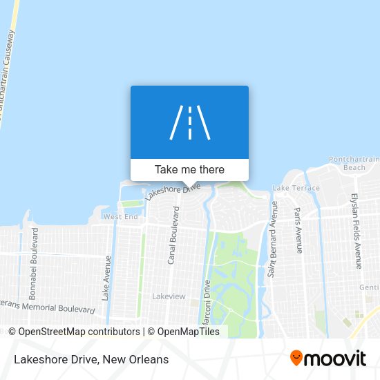 Lakeshore Drive map