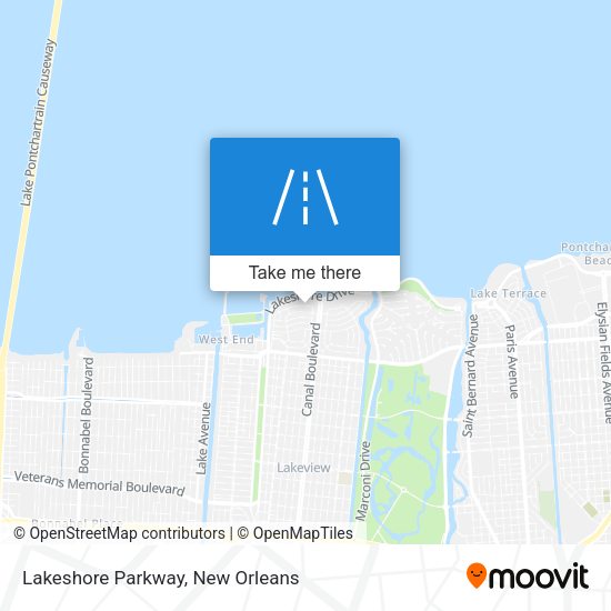 Lakeshore Parkway map