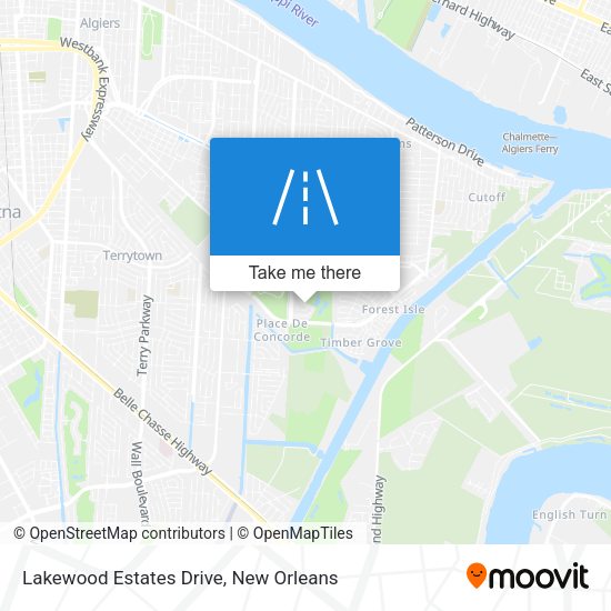Mapa de Lakewood Estates Drive