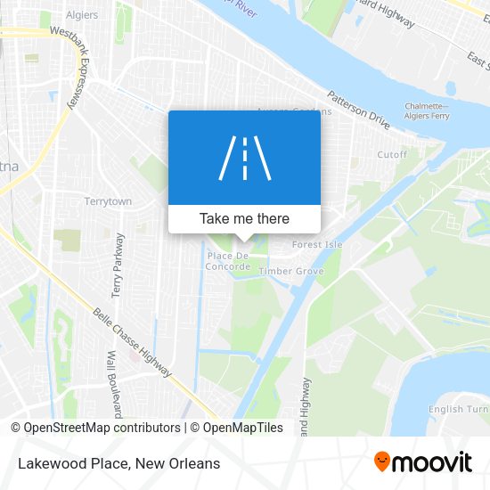 Mapa de Lakewood Place