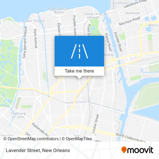 Lavender Street map
