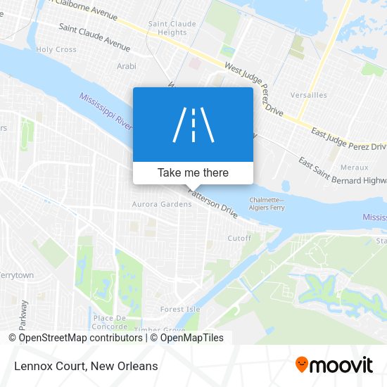 Mapa de Lennox Court