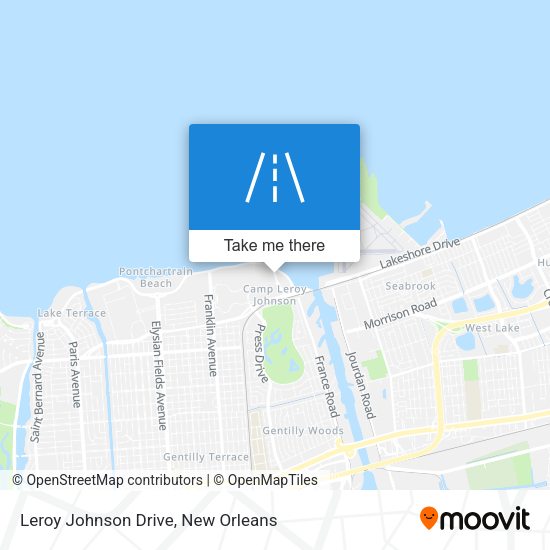 Mapa de Leroy Johnson Drive