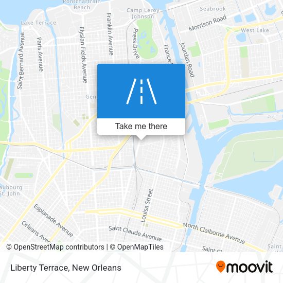 Mapa de Liberty Terrace