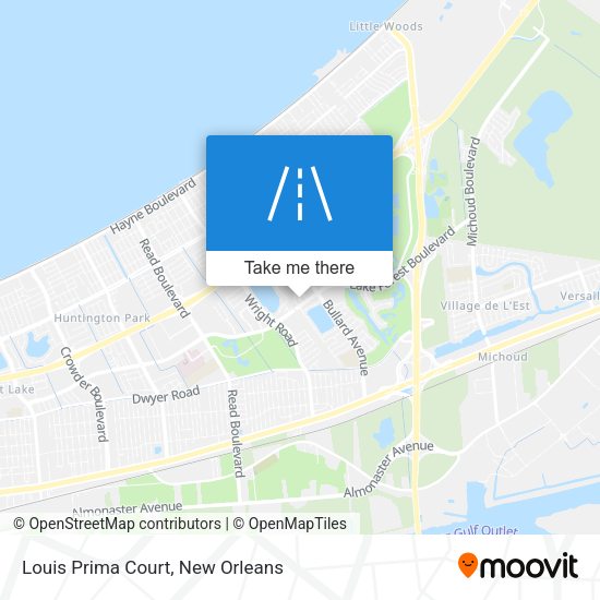 Mapa de Louis Prima Court