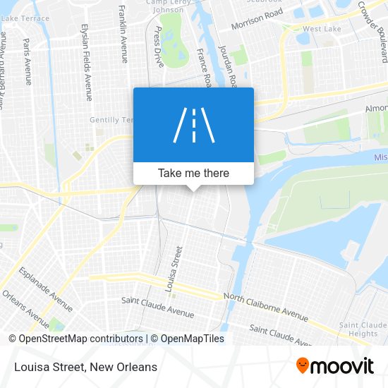 Mapa de Louisa Street