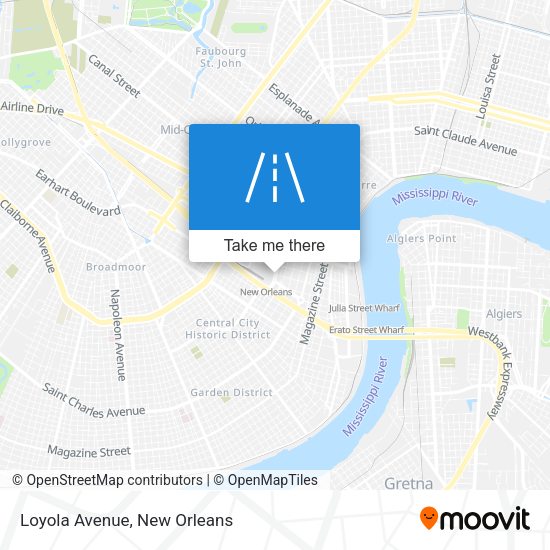 Mapa de Loyola Avenue
