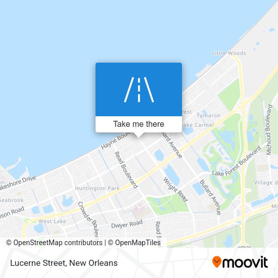 Mapa de Lucerne Street