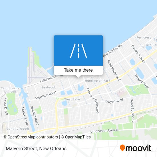 Mapa de Malvern Street