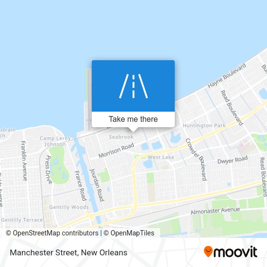 Manchester Street map
