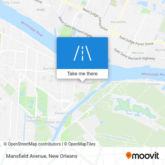 Mansfield Avenue map