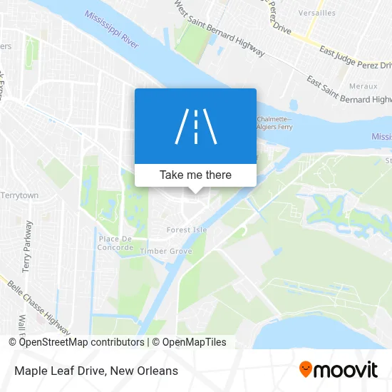 Maple Leaf Drive map