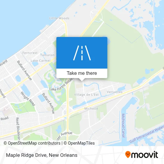 Maple Ridge Drive map