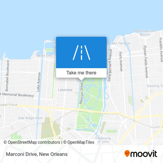 Mapa de Marconi Drive