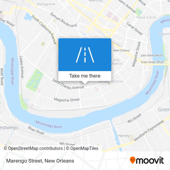 Mapa de Marengo Street