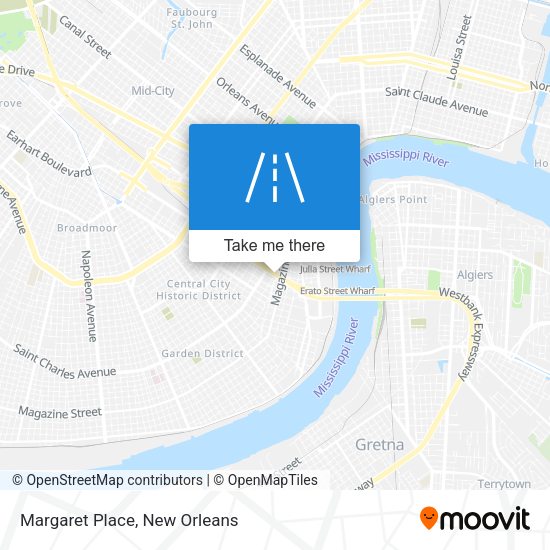 Mapa de Margaret Place