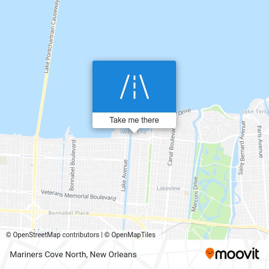 Mariners Cove North map