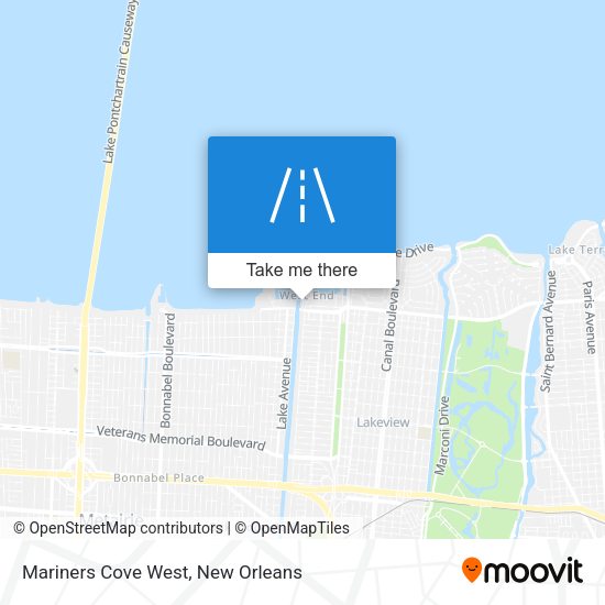 Mariners Cove West map