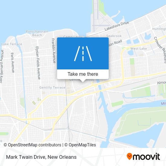 Mark Twain Drive map