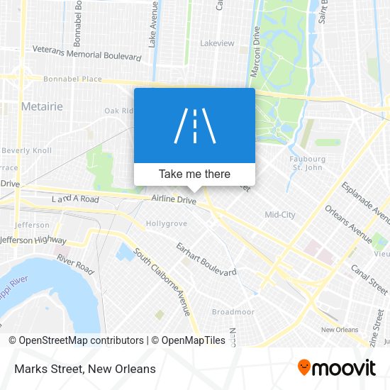 Mapa de Marks Street