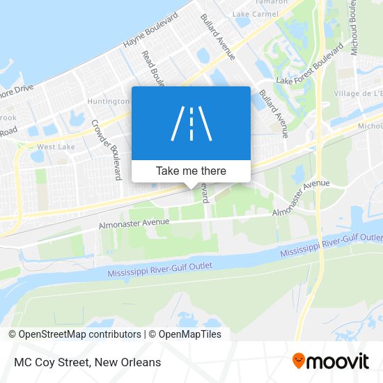 Mapa de MC Coy Street