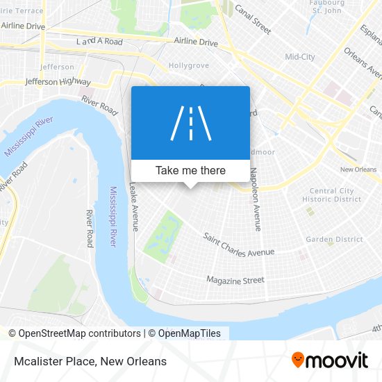 Mcalister Place map