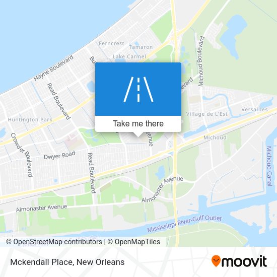 Mckendall Place map