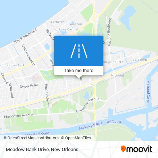 Mapa de Meadow Bank Drive