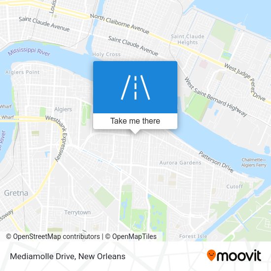 Mediamolle Drive map