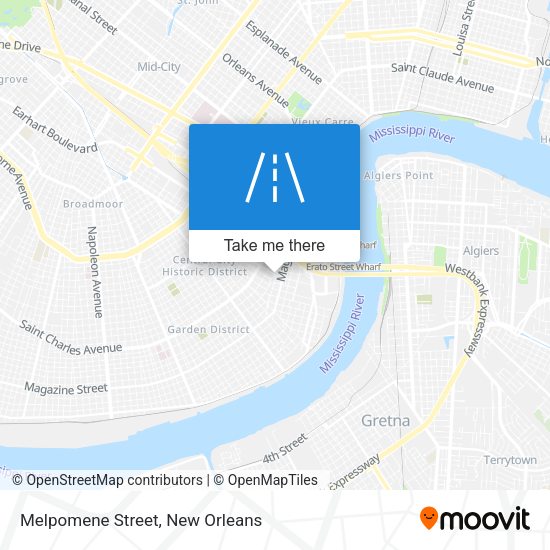 Melpomene Street map