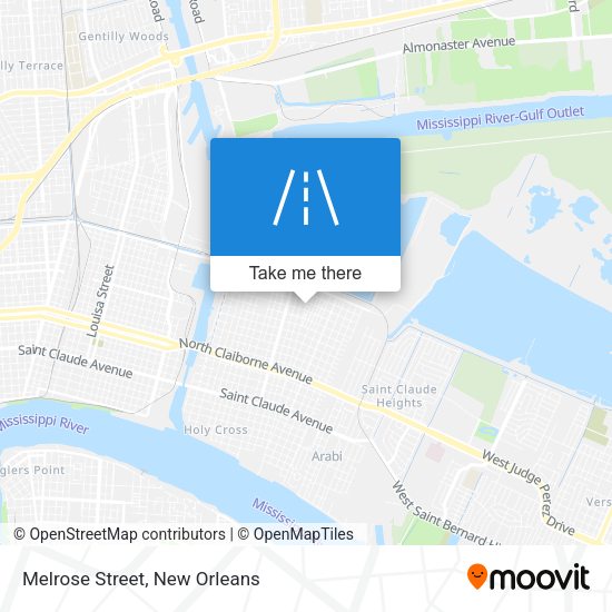 Mapa de Melrose Street