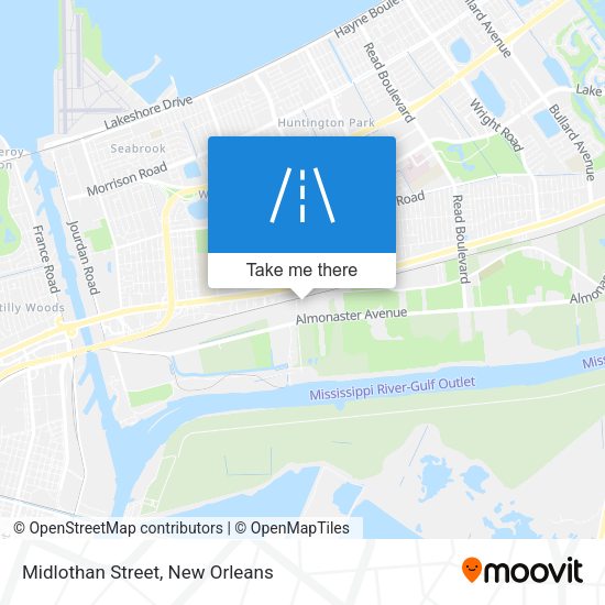 Midlothan Street map