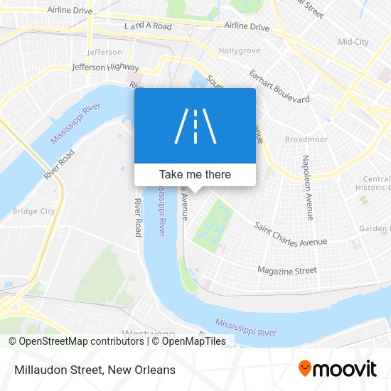 Mapa de Millaudon Street
