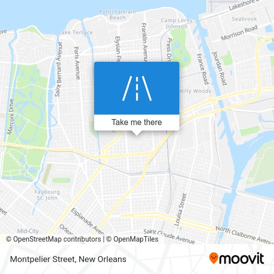 Montpelier Street map