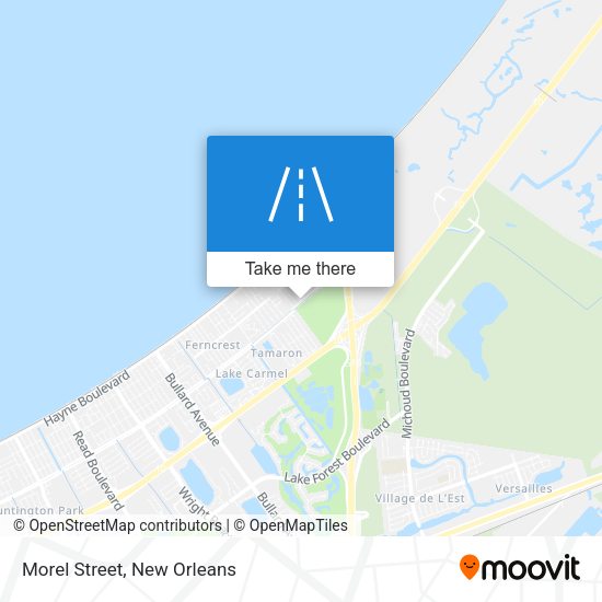 Mapa de Morel Street