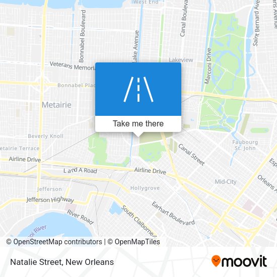Mapa de Natalie Street