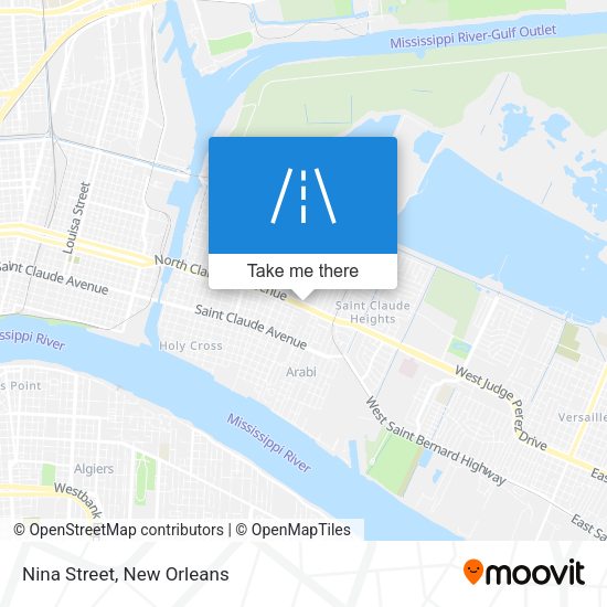 Mapa de Nina Street