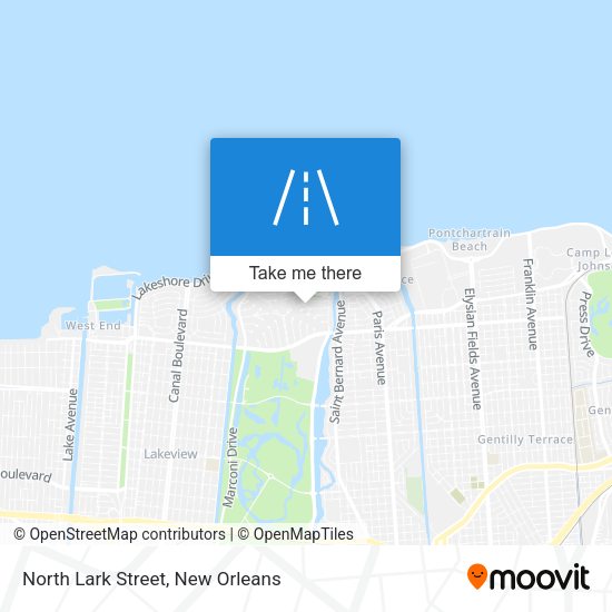 Mapa de North Lark Street