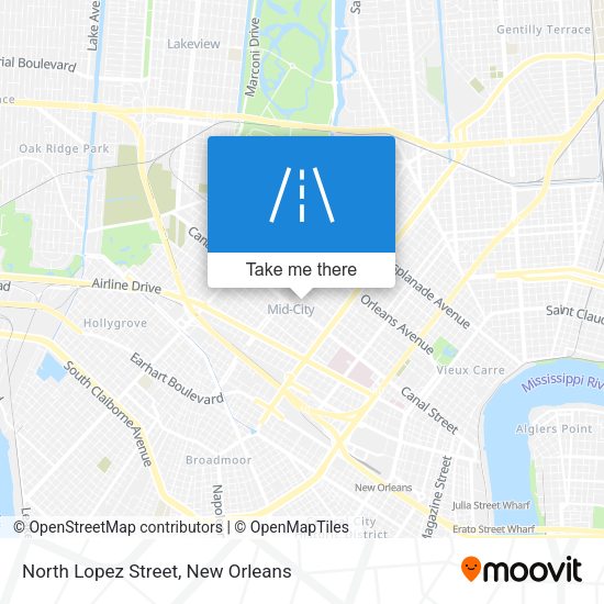 Mapa de North Lopez Street