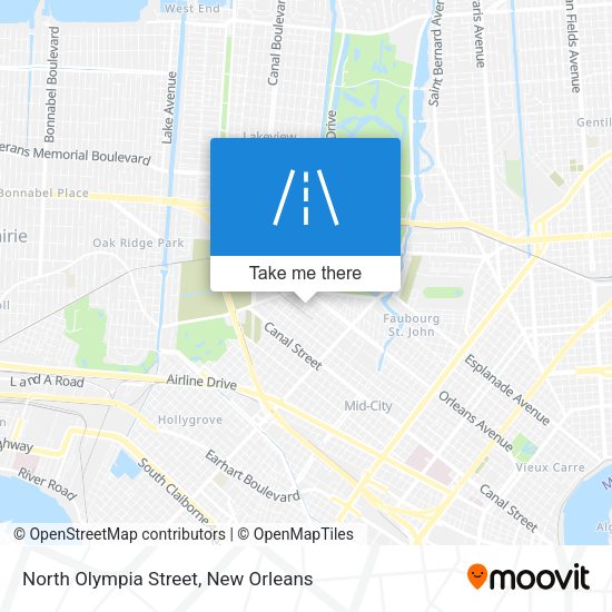 Mapa de North Olympia Street