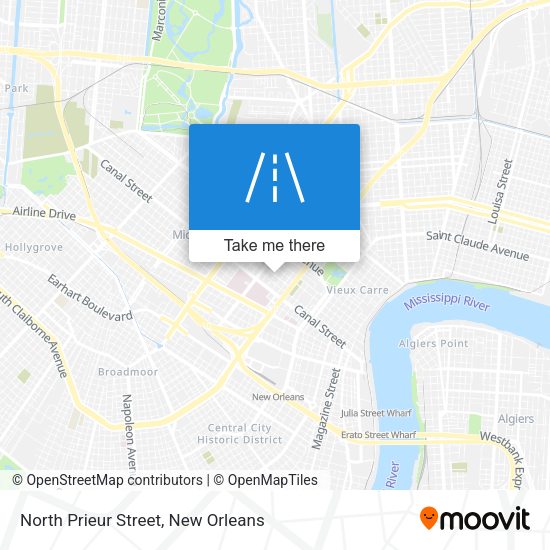 Mapa de North Prieur Street