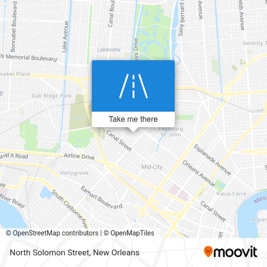 Mapa de North Solomon Street