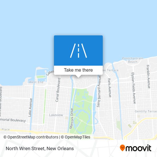 Mapa de North Wren Street