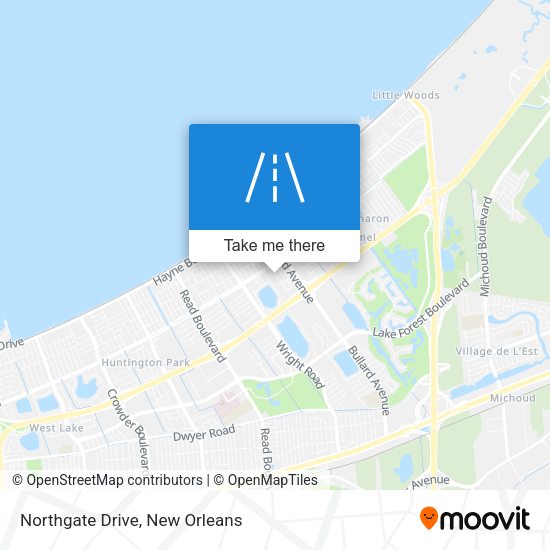 Northgate Drive map