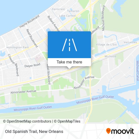 Mapa de Old Spanish Trail