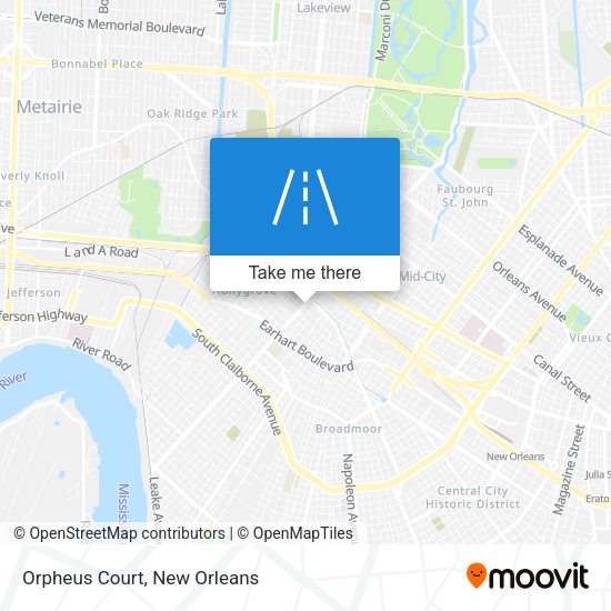 Mapa de Orpheus Court