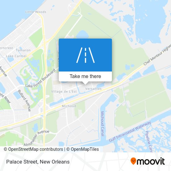 Mapa de Palace Street
