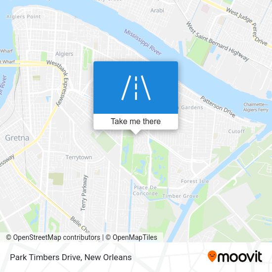 Park Timbers Drive map